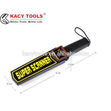 high sensitivity hand held metal detector super scanner